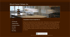 Desktop Screenshot of hirschcustomcabinets.com